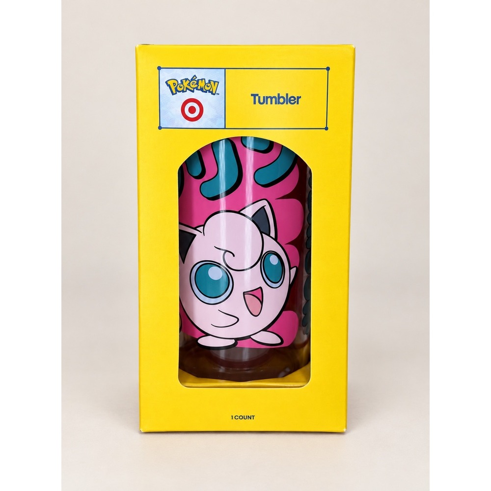 Pokemon Jigglypuff Tumbler Target Exclusive 30th Anniversary Tritan BPA Free NIB